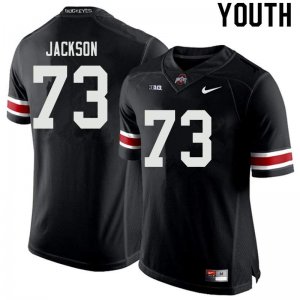 Youth Ohio State Buckeyes #73 Jonah Jackson Black Nike NCAA College Football Jersey Stability NDP3344KH